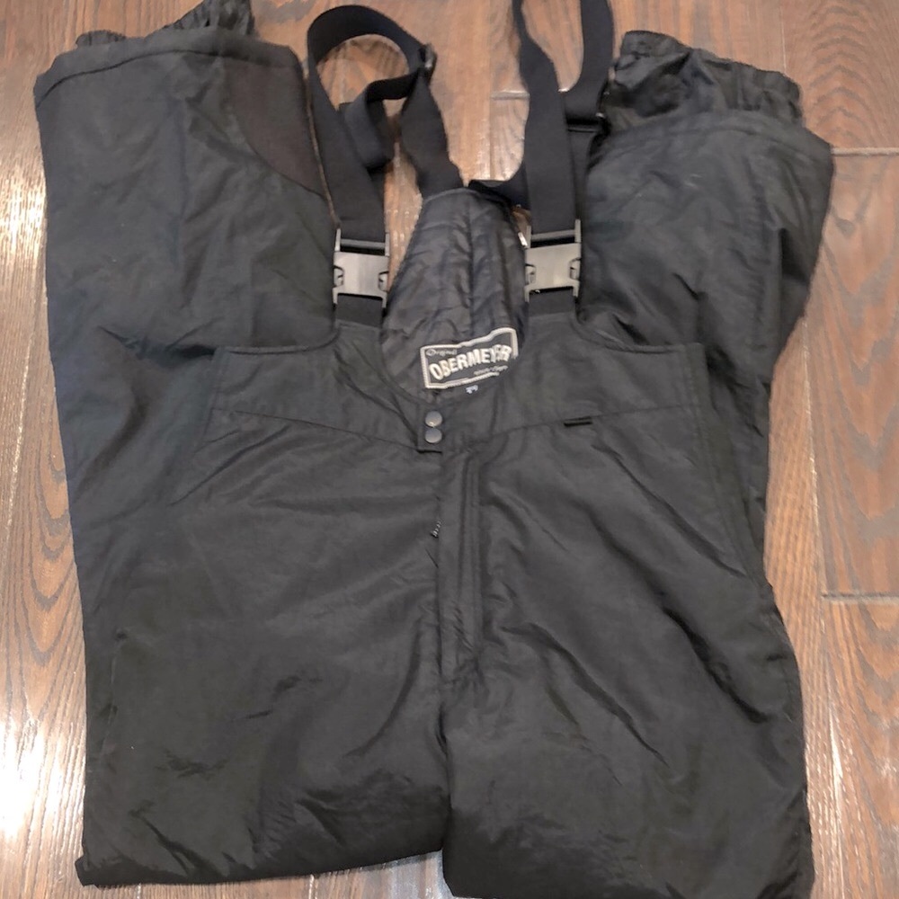Obermeyer black snow jumpsuit size medium